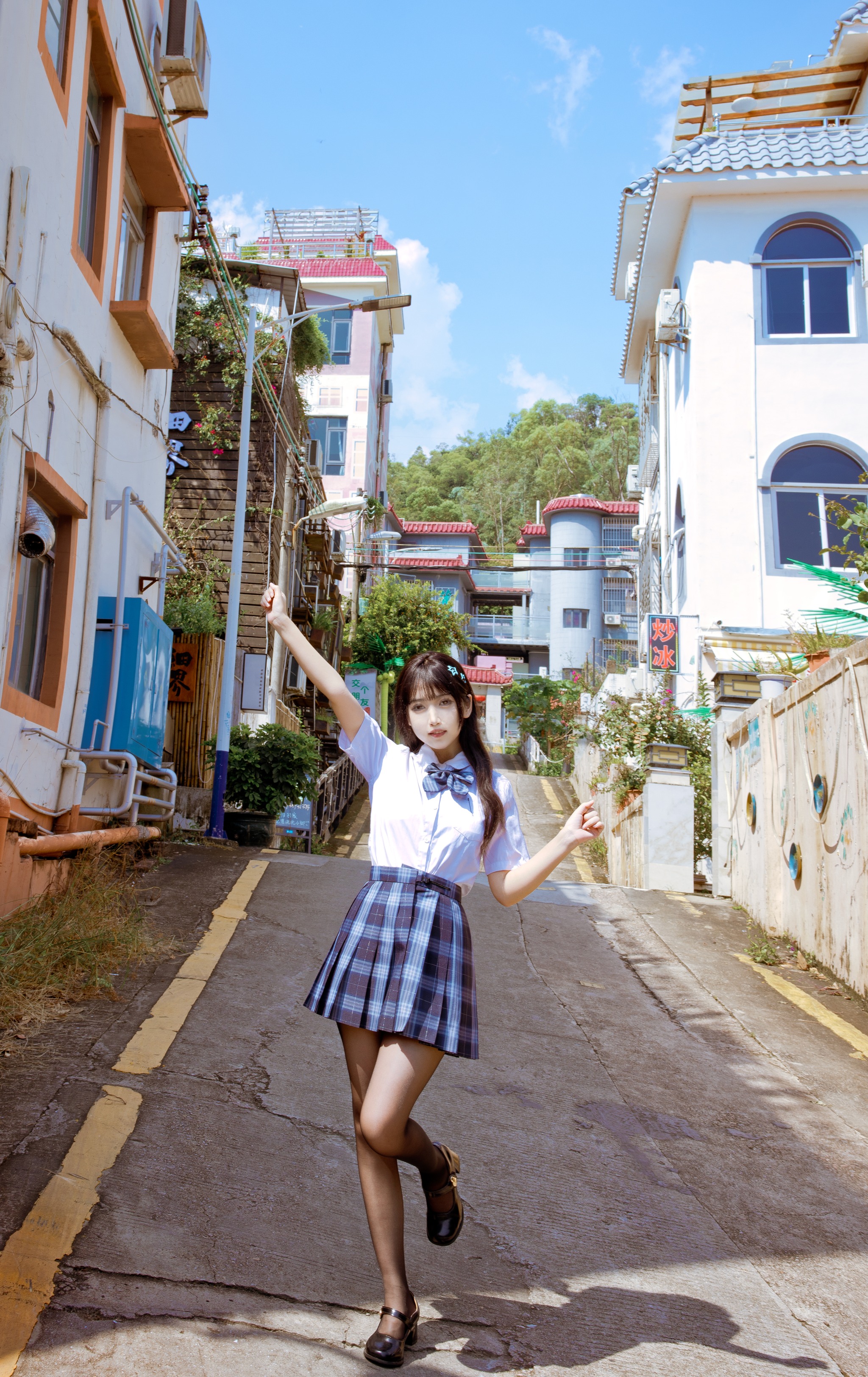 不呆猫 - NO.063 泳衣jk学妹[59P1V]-XikXak